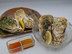 生がき、焼がき(各2ケ)